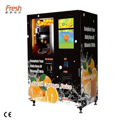 Kualitas  Fresh Orange Juice Vending Machine Smart Extractor Customized Color pabrik