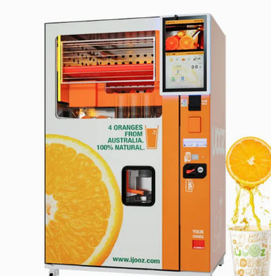 Kualitas  Wireless QR Code Fruit Juice Vending Machine 220V - 240V 50Hz Air Cooled Frost Free pabrik
