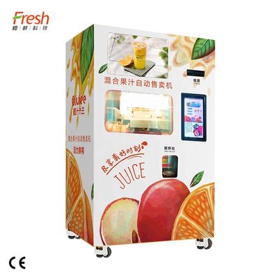 Mesin Penjual Jus Apel Jeruk Komersial Otomatis 220V Warna Disesuaikan