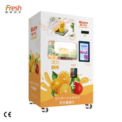Mesin Penjual Jus Apel Jeruk Komersial Otomatis 220V Warna Disesuaikan