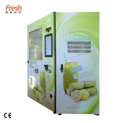 Mesin Penjual Jus Tebu Jeruk Pak Kustom 220V 800W Untuk 100 - 120 Cangkir