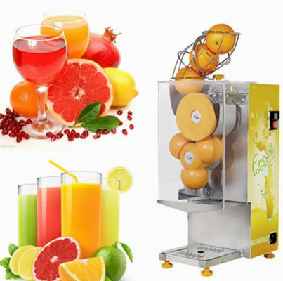 Mesin Pembuat Jus Jeruk Vending Segar 100W Untuk Lemon