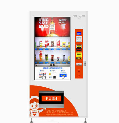 Mesin Penjual Buah Juicer 510W Dengan Tampilan Layar Iklan