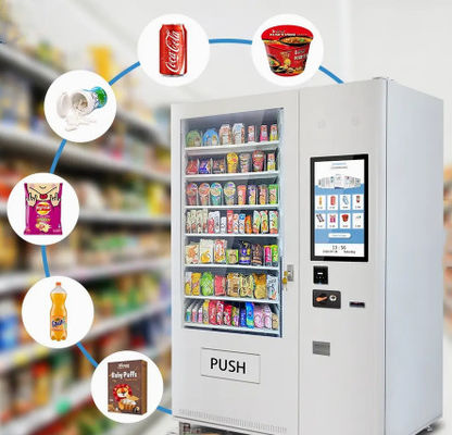 Hadiah Minuman Makanan Sendiri Mesin Penjual Jus Buah Otomatis Untuk Pusat Perbelanjaan