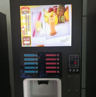 Jus Otomatis Mesin Penjual Minuman Dingin Ekstraktor Pemanasan 1600W Pendinginan 150W