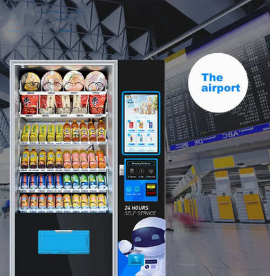 CE Minuman Mesin Penjual Minuman Otomatis Cerdas AC220V - 240V