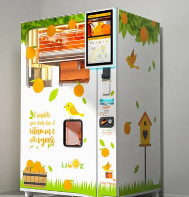 Bill Acceptor 800W Mesin Penjual Jus Otomatis Dengan Kanopi