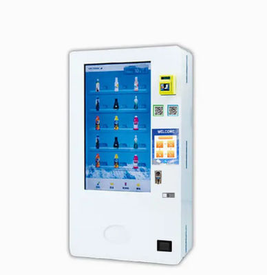 Orange Juice Cups Retail Vending Machine Pelat Logam 30W Disesuaikan