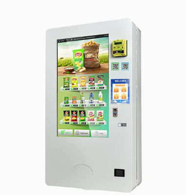 Orange Juice Cups Retail Vending Machine Pelat Logam 30W Disesuaikan