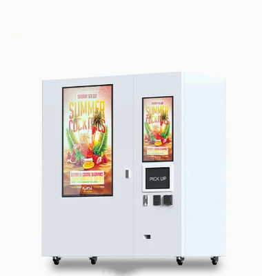 Mesin Penjual Jus Jeruk Universal Makanan Pembekuan Otomatis Smart Retail