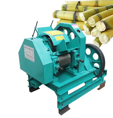 1000kg / H Pemeras Tebu Kecil Mesin Penghancur Jus Tebu Vertikal