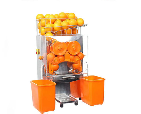 Kompak Mesin Jus Jeruk Peras Komersial Stainless Steel Komersial