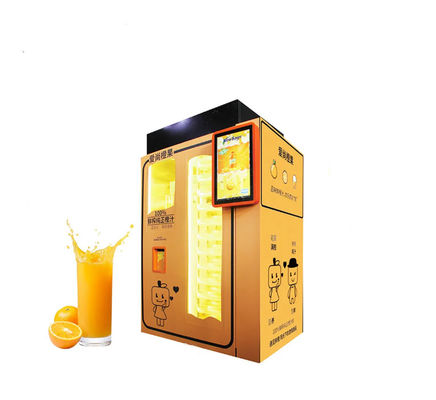 Mesin Penjual Otomatis Ekstraktor Jus Jeruk Listrik 300W / 2000W Disesuaikan