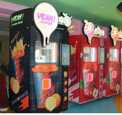 Mesin Penjual Jus Jeruk Susu 400W Dengan Sistem Pendingin