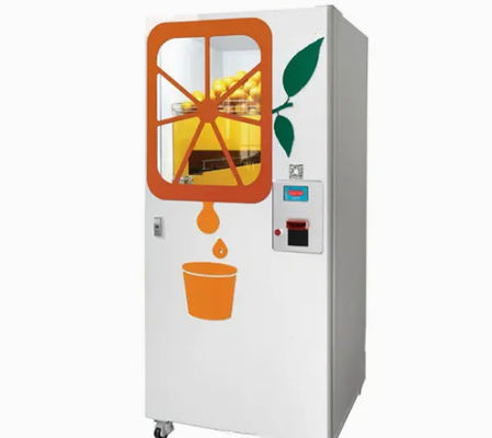 Mesin Penjual Jus Jeruk Segar Pembuat Jus Jeruk Komersial Otomatis 550W