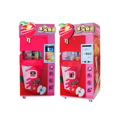 Mesin Penjual Minuman Dingin Jus Jeruk Apel 500W Untuk Toko Supermarket Mal