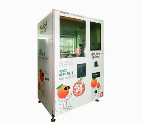 Mesin Penjual Jus Buah Musim Panas Supermarket Food Grade Pembersihan cerdas