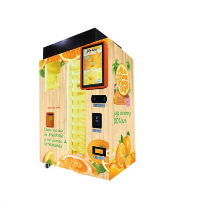 Hotel Mesin Penjual Jus Segar 1500W Stainless Steel Ditekan Segar Disesuaikan