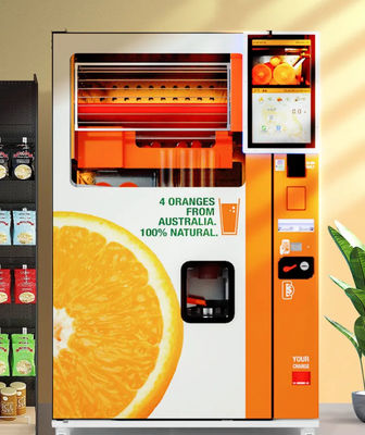 Mesin Penjual Pembayaran Kode QR Nirkabel 1100W Untuk Jus Buah