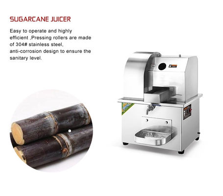 Screw Power Pemeras Tebu Stainless Steel 220V Sugar Cane Juice Extractor