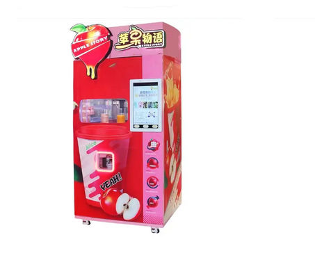 Mesin Penjual Jus Apel 24 Jam 500W Untuk Pusat Perbelanjaan Supermarket