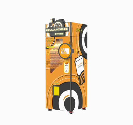 800W Fruit Electric Orange Juicer Machine Coin Note Pembayaran Dengan Sistem Pendingin