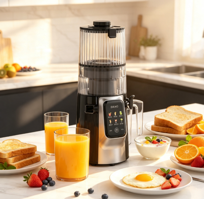 Juicer Slow Masticating Multifungsi Fresh Smart HJ102D – Pendamping Kesehatan Terbaik dengan 6 Mode, Corong Lebar 135mm, Cold Press 200W & Pembersihan Otomatis