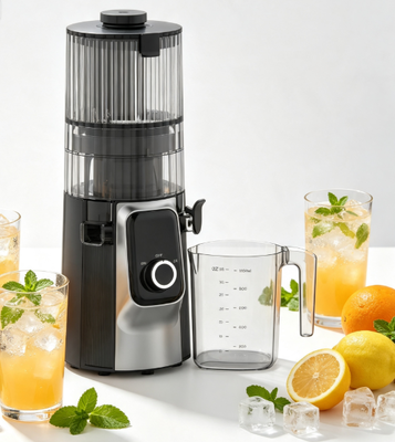 Juicer Slow Masticating Pintar Fresh HJ102C – Juicer yang Membawa Rasa Segar dari Kebun ke Rumah Anda dengan 3 Kecepatan yang Dapat Disesuaikan, Corong Lebar 135mm, Cold Press 200W & Pembersihan Mandiri