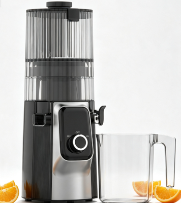 Fresh Smart HJ102C Slow Masticating Juicer   The Juicer That Makes Clean Eating Clean and Simple with 3 Adjustable Speeds, 135mm Wide Chute, 200W Cold Press & Self-Cleaning