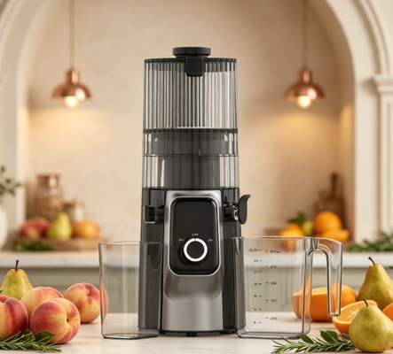Fresh Smart HJ102C Slow Masticating Juicer   The Juicer That Brings the Farmers Market to Your Kitchen with 3 Adjustable Speeds, 135mm Wide Chute, 200W Cold Press & Self-Cleaning