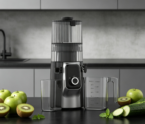 Fresh Smart HJ102C Slow Masticating Juicer   The Juicer That Gives You the Perfect Press Every Time dengan 3 Kecepatan yang Bisa Disesuaikan, 135mm Wide Chute, 200W Cold Press & Self-Cleaning