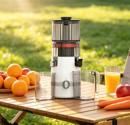 Juicer Slow Masticating Fresh Smart HJ102B – Jalan Pintas Keluarga Anda untuk Jus Segar dan Sehat dengan Saluran 135mm, Cold Press 200W, Pembersihan Otomatis & Kunci Pengaman