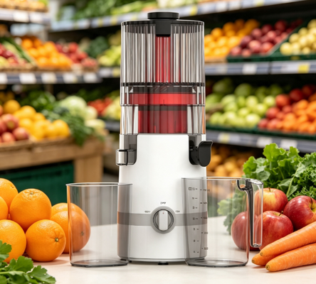 Fresh Smart HJ102B Slow Masticating Juicer   The Essential Family Juicer with SecureLock System, 135mm Wide Chute, 200W Motor & Self-Cleaning for Healthy Daily Living