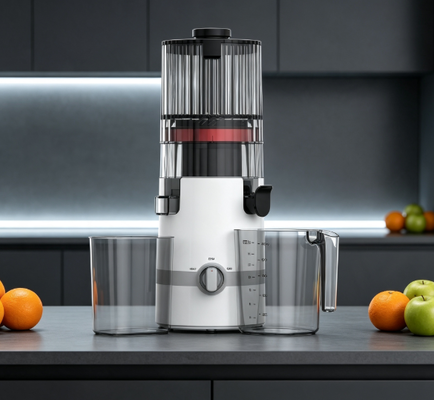 Fresh Smart HJ102B Slow Masticating Juicer Solusi Keluarga Lengkap dengan Pro-Lock Safety, 135mm Chute, 200W Cold Press & Self-Cleaning untuk Semua Usia