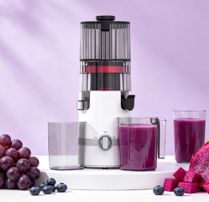 Fresh Smart HJ102B Slow Masticating Juicer ️ Panjang 135mm Chute, 200W Cold Press Motor, Self-Cleaning & BPA-Free dengan Enhanced Safety Lock System untuk penggunaan keluarga