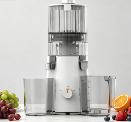Juicer Masticating Cerdas Fresh HJ102A – Ubah Buah Utuh Menjadi Emas Cair dalam Detik, Cold Press 55 RPM, Corong Lebar 135mm, Pembersihan Otomatis