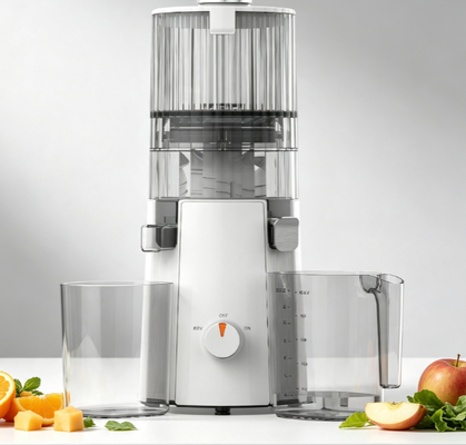 Juicer Slow Masticating Komersial Fresh Smart HJ102A – Ekstraktor Profesional 200W dengan Saluran Lebar 135mm, Motor Tugas Berat 55 RPM, Bebas BPA untuk Penggunaan Harian Volume Tinggi