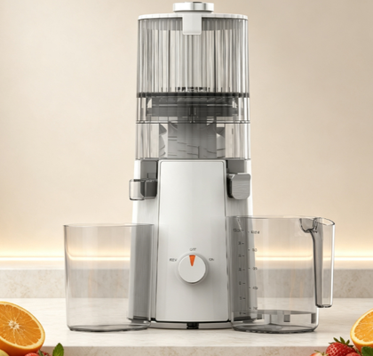 Juicer Slow Masticating Profesional HJ102A Smart Fresh – Corong Lebar 135mm, Bebas BPA, Ekstraktor Buah & Sayuran Utuh