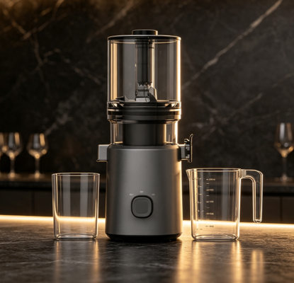 Fresh Smart HJ303 Grounded Slow Masticating Juicer Tidak mengambang Tidak mewah Hanya Grounded