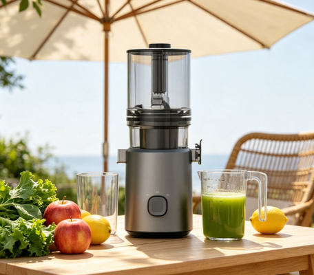 Juicer Lambat Fresh Smart HJ303 True Form — Buah dalam Bentuk Aslinya. Jus dalam Bentuk Aslinya.