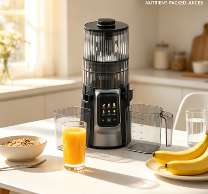 Multi Program Juicer Rumah Tangga HJ102D Kontainer Jus 1L Besar