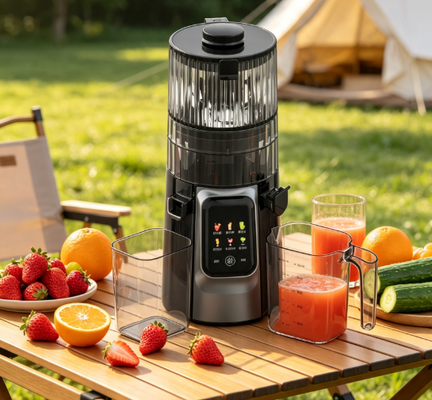 Compact Touch Panel Juice Extractor HJ102D Dengan Reverse Block Clear