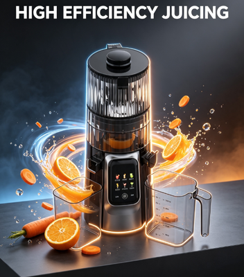 Juicer Ergonomis Meja HJ102D, Mesin Sayur Buah Inlet Besar 135mm
