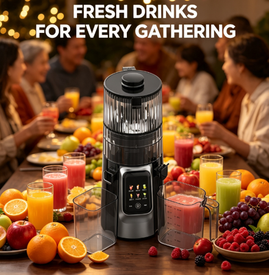 Easy Disassembly Slow Juicer HJ102D, Kapasitas Besar Cup Kitchen Juicing Device