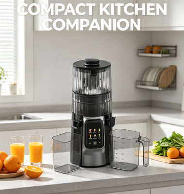 Touch Control Slow Masticating Juicer HJ102D, Es Krim & Smoothie Membuat Mesin