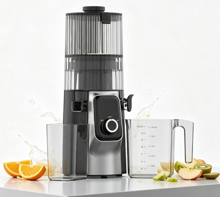 Easy Clean 3-Part Slow Juicer HJ102C, Wide Mouth Whole Apple Juicing Machine
