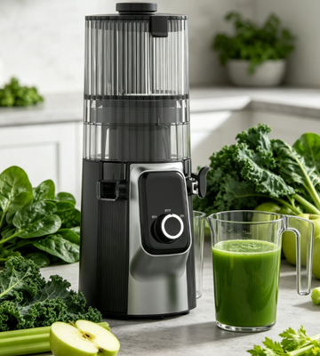 Juicer Mengunyah Dingin Bebas BPA HJ102C dengan Fungsi Unclogging Reverse untuk Dapur