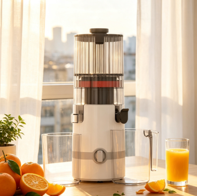 Fresh Smart HJ102B Nutrient Preservation Juicer ️ Low-Speed Masticating Extractor dengan 135mm Feed Chute